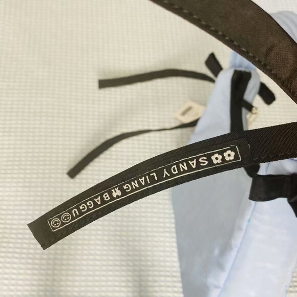 🔥Sandy Liang × Baggu Bow Mini Bag❋Blue NWT - Picture 3 of 3